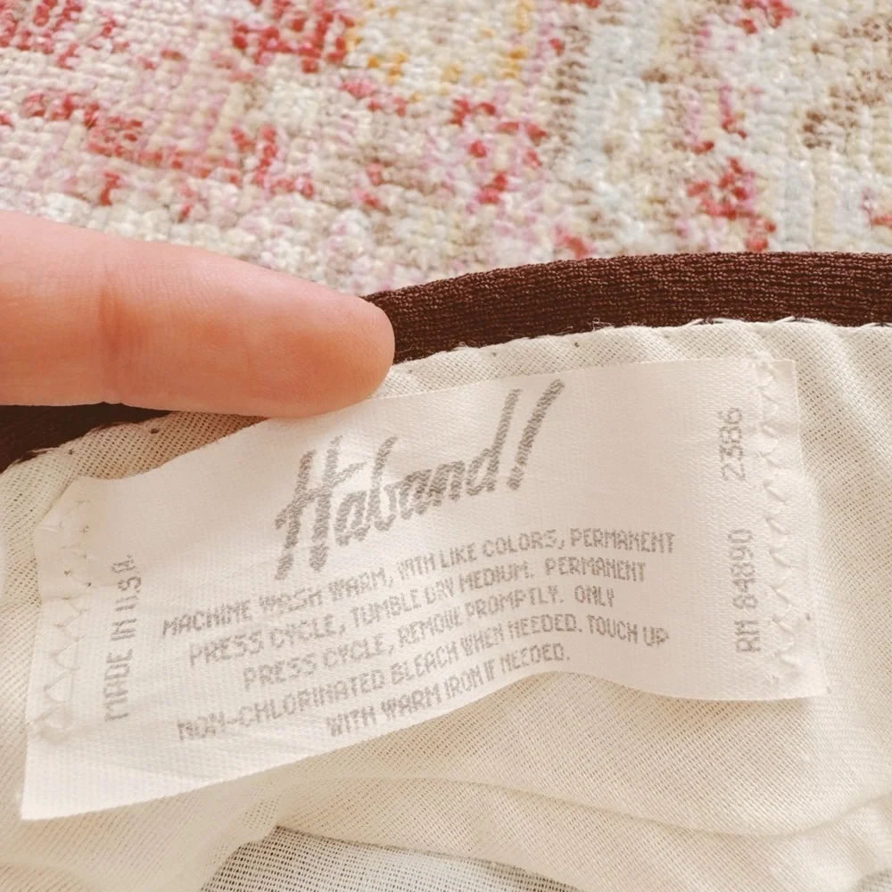 Haband, Men's Vintage Brown Chinos - Picture 3 of 3